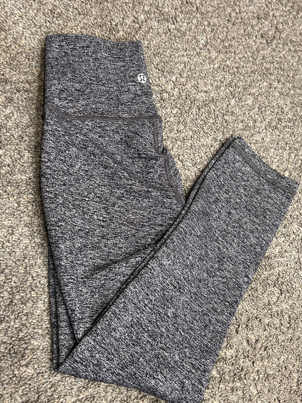 lululemon athletica Heathered Gray High-Rise Leggings